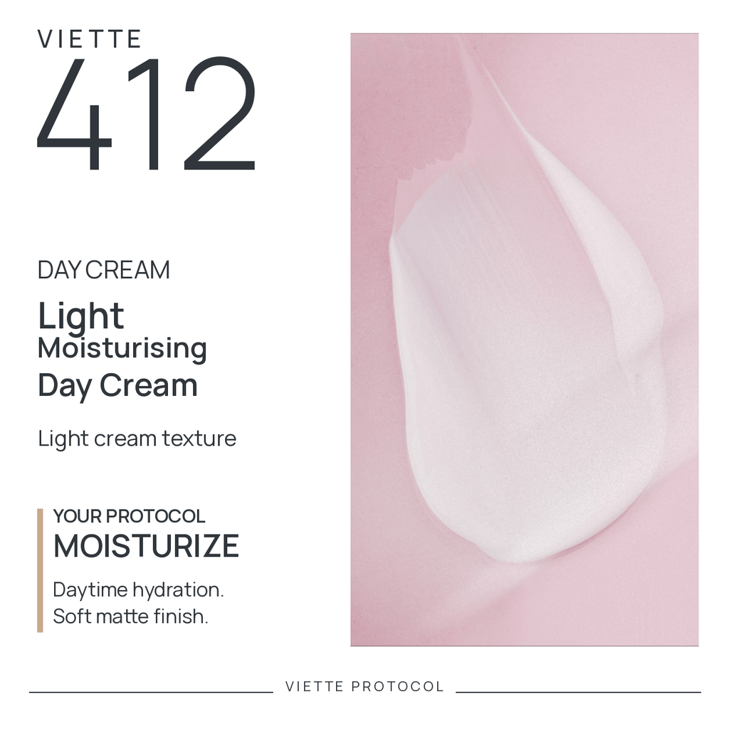 VIETTE 412 Light Moisturising Day Cream — texture