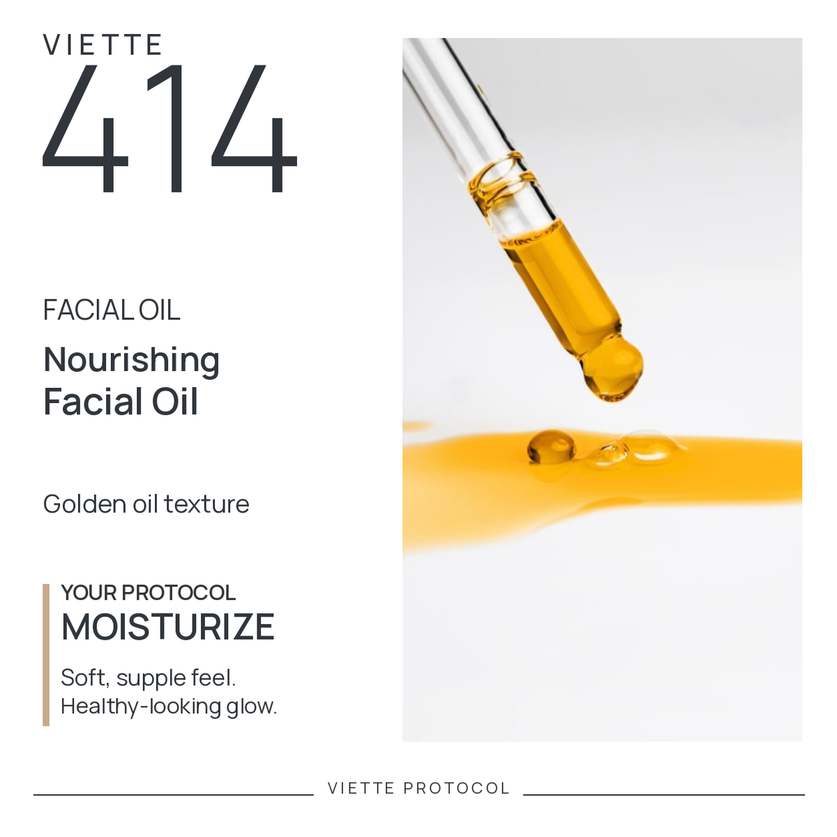 VIETTE 414 Nourishing Facial Oil — texture
