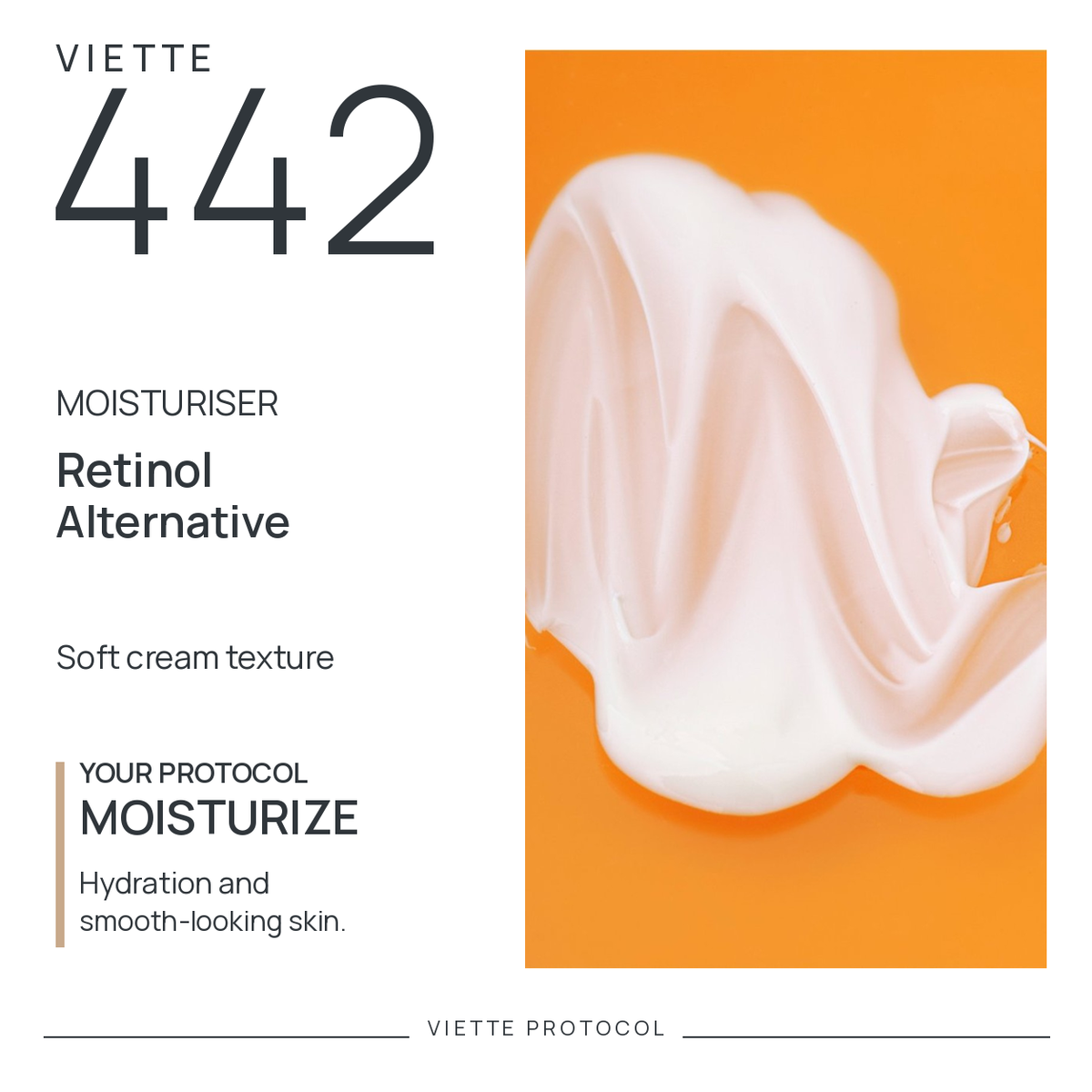VIETTE 442 Retinol Alternative Moisturiser — texture