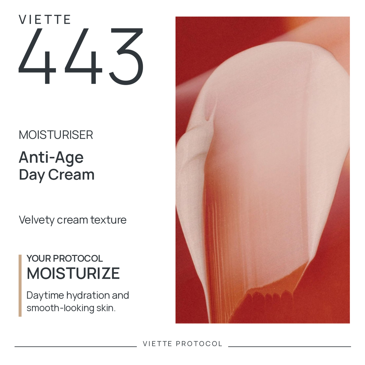 VIETTE 443 Anti-Age Day Cream — texture