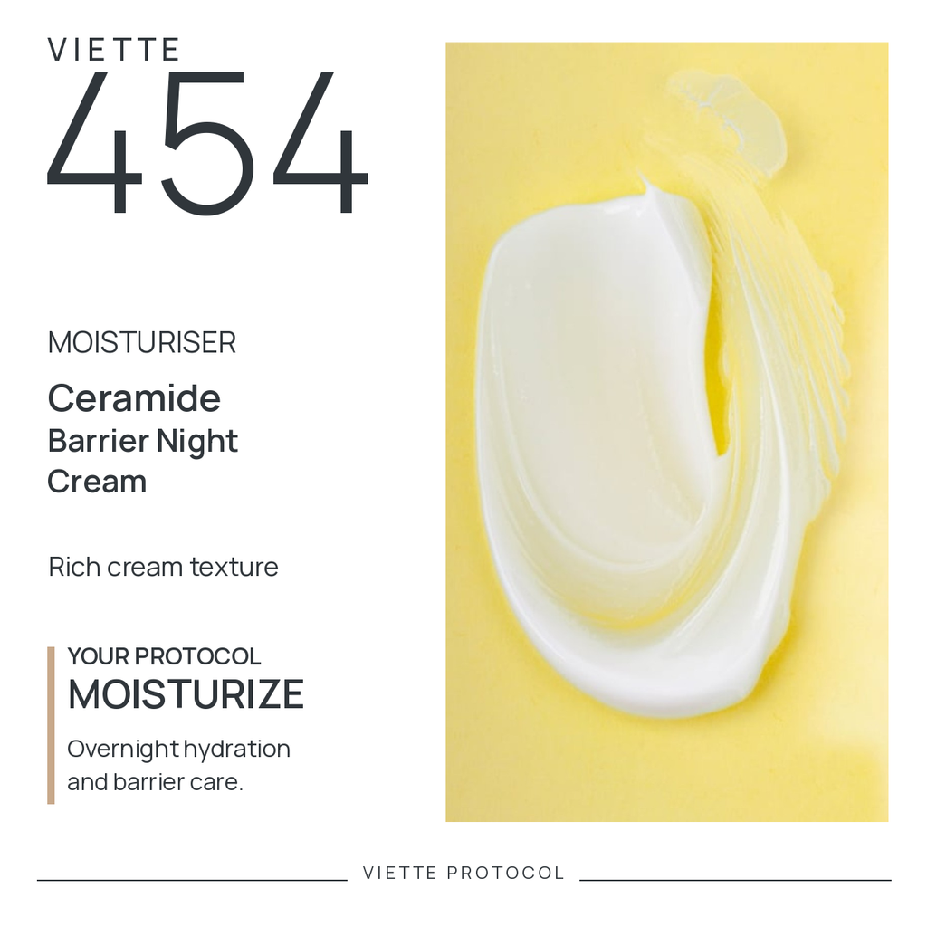 VIETTE 454 Ceramide Barrier Night Cream — texture
